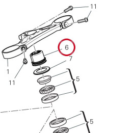 Écrou supérieur tête — réf. 70311211AA | Ducati Store