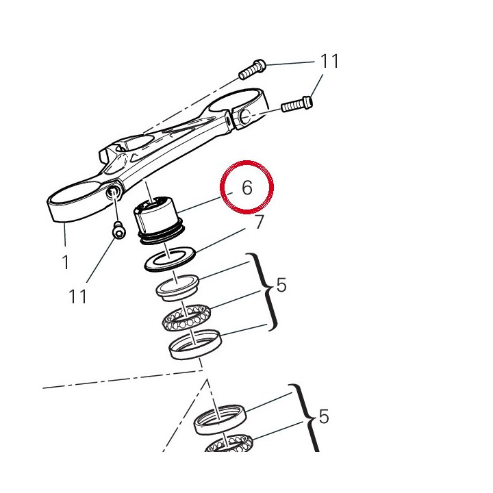 Écrou supérieur tête — réf. 70311211AA | Ducati Store
