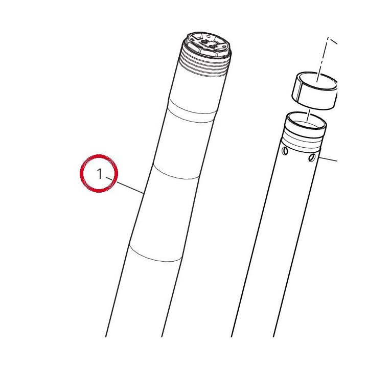 Fourche complète droit — réf. 34421441A | Ducati Store