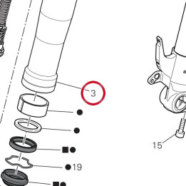 Tube porteur 34915101A — réf. 34915101A | Ducati Store