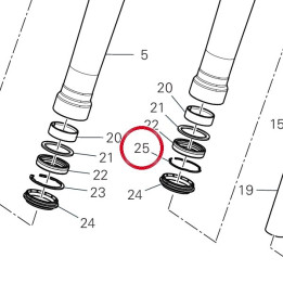 Bague D'Arret 88410051A — réf. 88410051A | Ducati Store