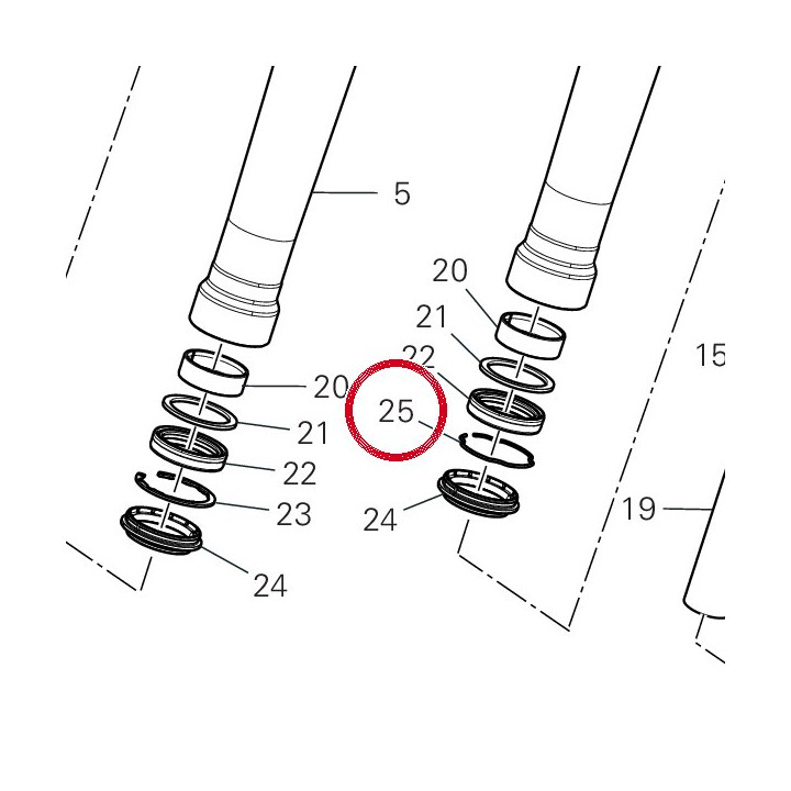 Bague D'Arret 88410051A — réf. 88410051A | Ducati Store