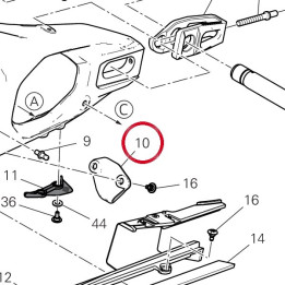 Bavette Garde-Boue 44610751A — réf. 44610751A | Ducati Store