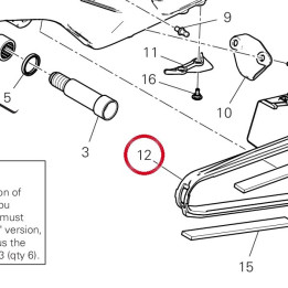 Glissiere 44712842A — réf. 44712842A | Ducati Store