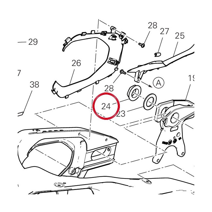 Ecrou 75012622AA — réf. 75012622AA | Ducati Store