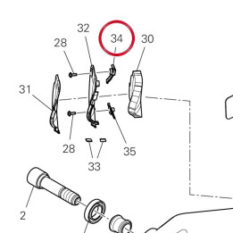 Etau supérieur 8301S132A — réf. 8301S132A | Ducati Store
