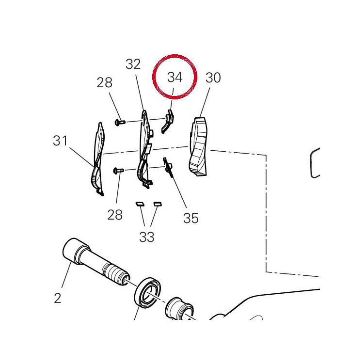Etau supérieur 8301S132A — réf. 8301S132A | Ducati Store