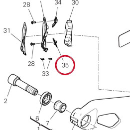 Etau inférieur 8301S141A — réf. 8301S141A | Ducati Store