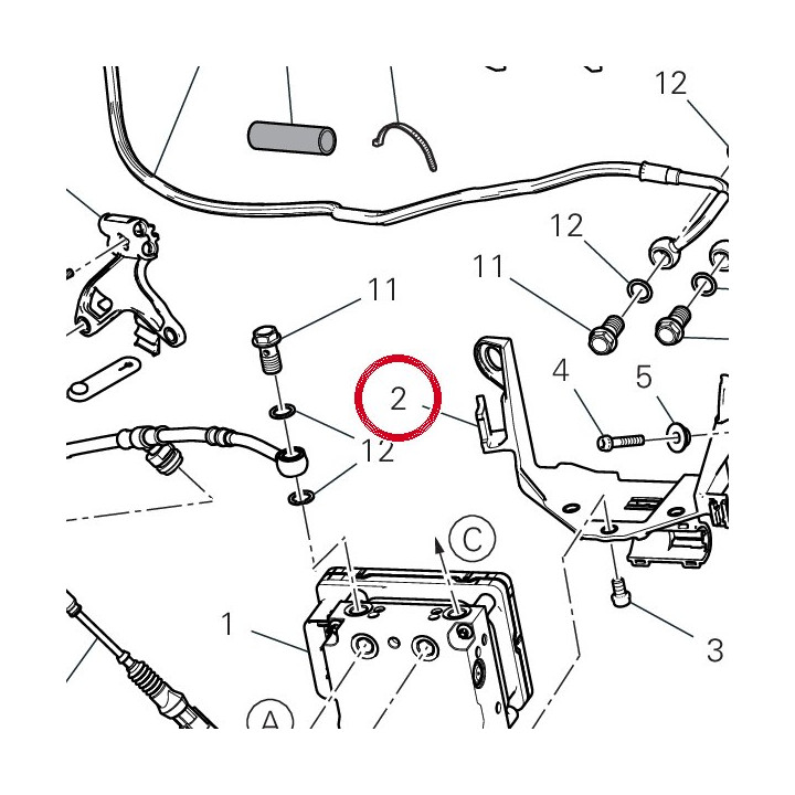 Support 8301N411A — réf. 8301N411A | Ducati Store