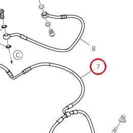 Durit boitier - étriers — réf. 61812093A | Ducati Store