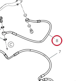 Durite maître cylindre av — réf. 61812081A | Ducati Store