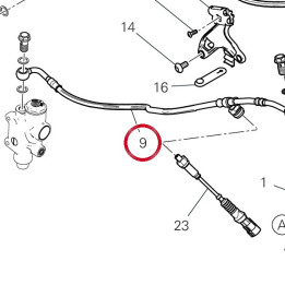 Durite maître cylindre — réf. 61912152A | Ducati Store