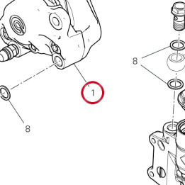 Étrier frein arrière — réf. 61140471A | Ducati Store