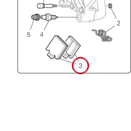Jeu plaquettes frein — réf. 61340951A | Ducati Store