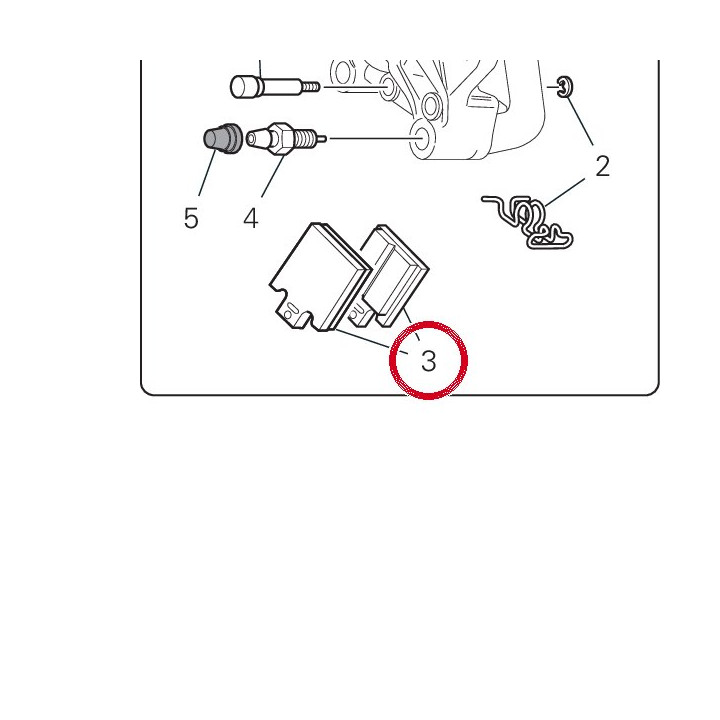 Jeu plaquettes frein — réf. 61340951A | Ducati Store