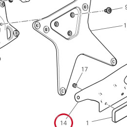 Support catadioptre — réf. 82719121AA | Ducati Store