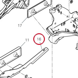 Support catadioptre — réf. 8271F701AA | Ducati Store