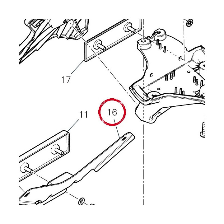 Support catadioptre — réf. 8271F701AA | Ducati Store