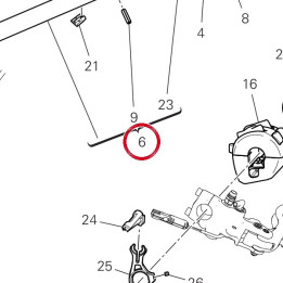 Tube Demi-Guidon droit — réf. 87513622BA | Ducati Store