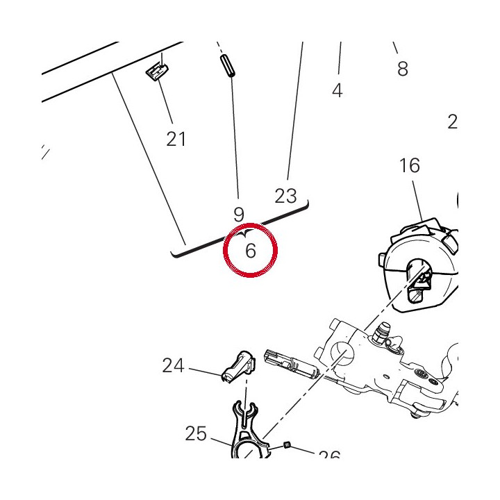 Tube Demi-Guidon droit — réf. 87513622BA | Ducati Store