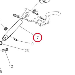 Tube Demi-Guidon gauche — réf. 87513911AA | Ducati Store