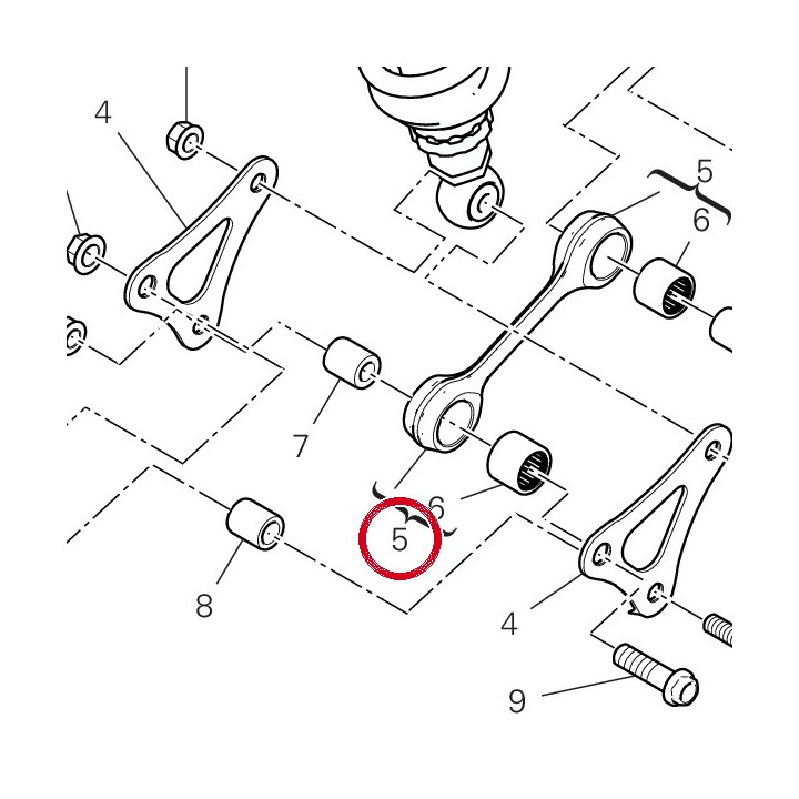 Tirant 37222452AA — réf. 37222452AA | Ducati Store