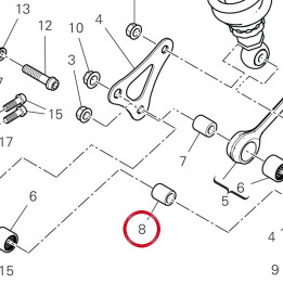 Entretoise 7131F731A — réf. 7131F731A | Ducati Store