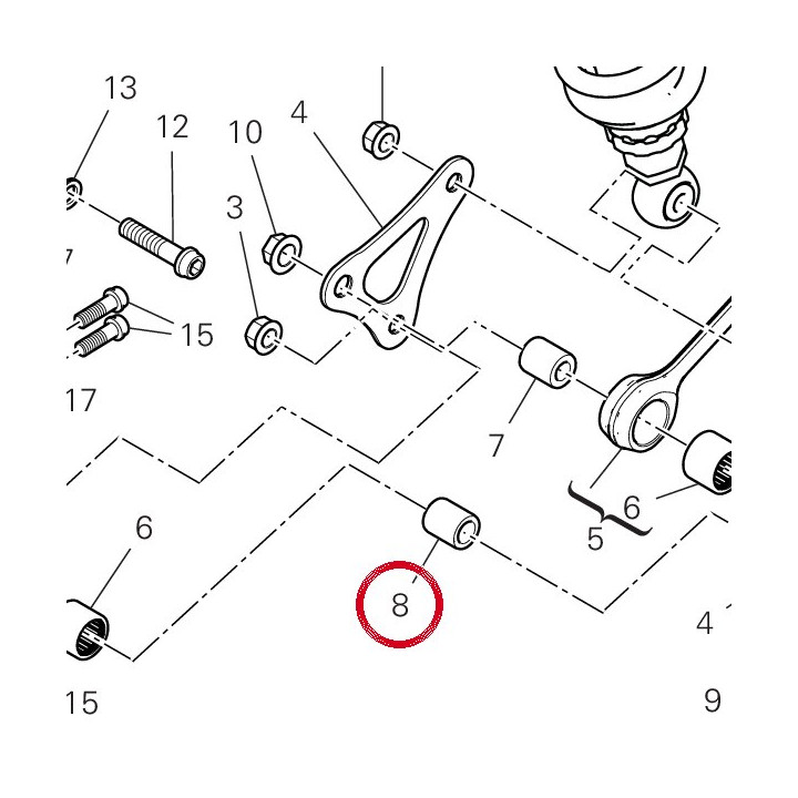 Entretoise 7131F731A — réf. 7131F731A | Ducati Store