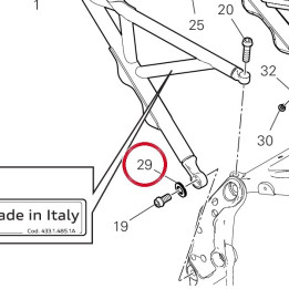 Rondelle dentelee — réf. 85540131AA | Ducati Store