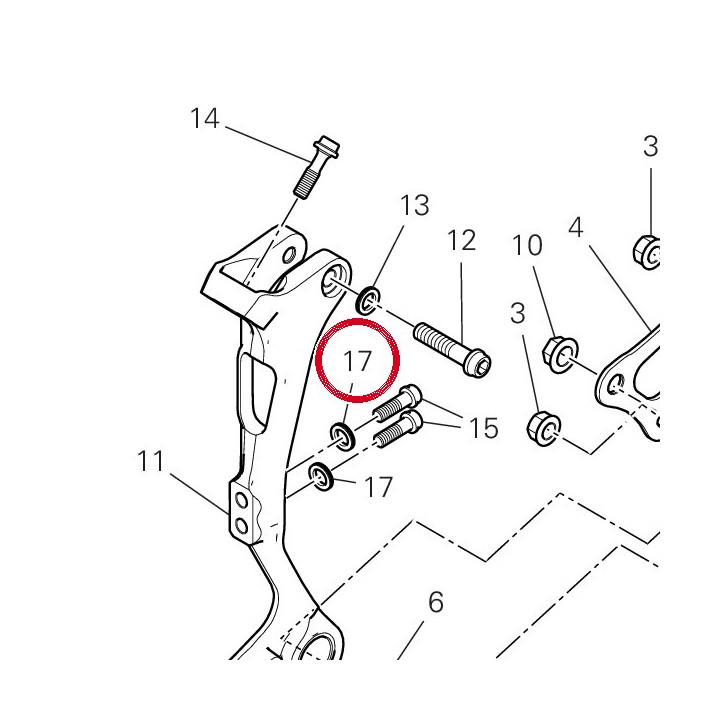 Rosette 85219841AA — réf. 85219841AA | Ducati Store