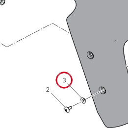 Entretoise 71611351B — réf. 71611351B | Ducati Store