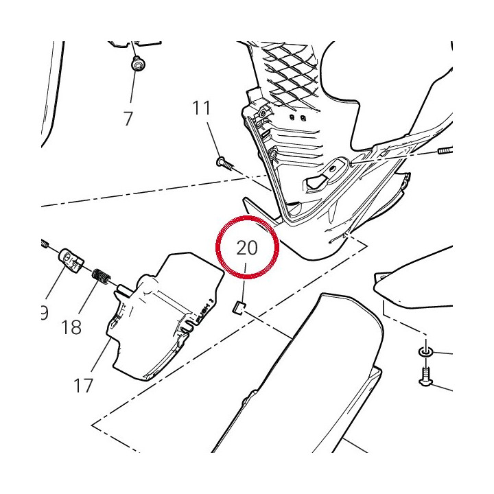 Tampon autocollant 86613801A — réf. 86613801A | Ducati Store