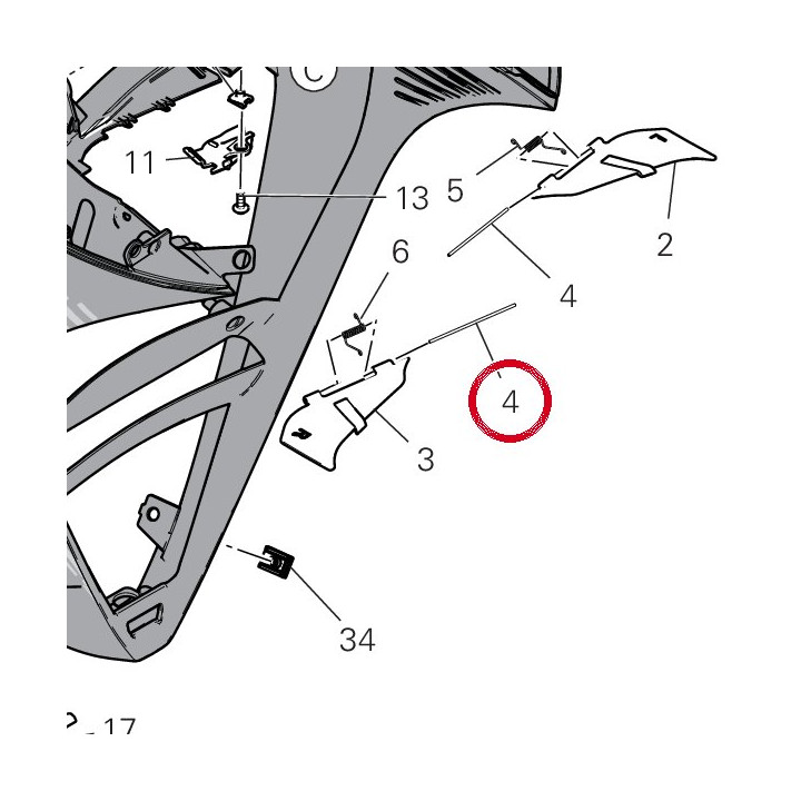 Pivot 82119451A — réf. 82119451A | Ducati Store