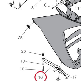 Equerre 8301N462A — réf. 8301N462A | Ducati Store