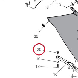 Entretoise 71611821AA — réf. 71611821AA | Ducati Store