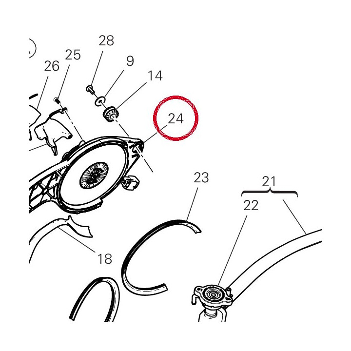 Electro-Ventilateur — réf. 8292R461A | Ducati Store