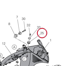 Caoutchouc 76417891A — réf. 76417891A | Ducati Store