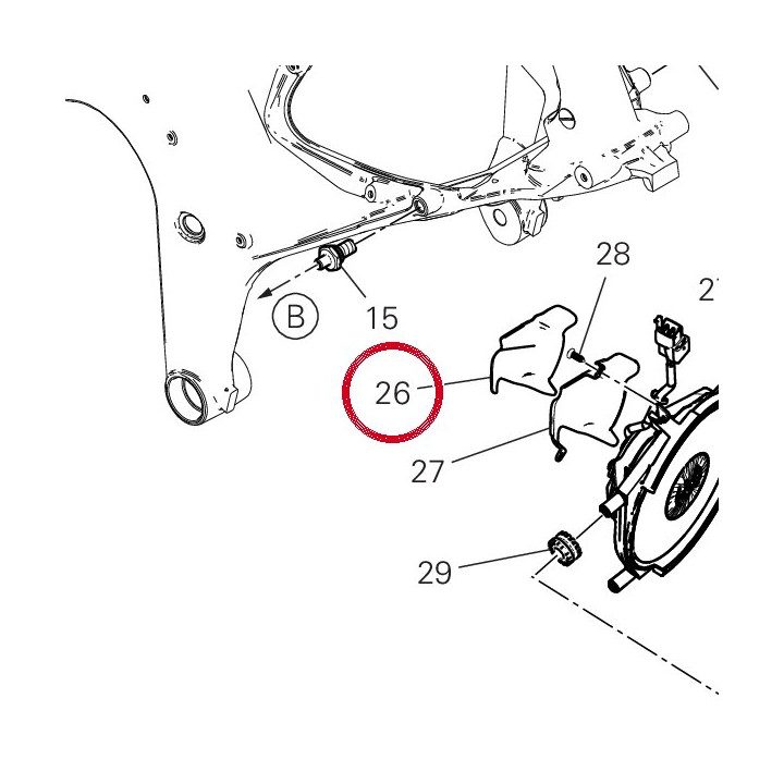 Reflechissant la chaleur — réf. 4601P361A | Ducati Store