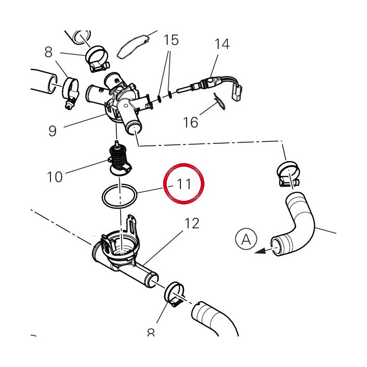 Joint D'Etancheite 78940041A — réf. 78940041A | Ducati Store