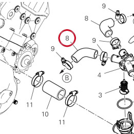 Manchon Thermostat/Culasse — réf. 80018081A | Ducati Store