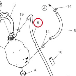 Tuyau 93410211A — réf. 93410211A | Ducati Store