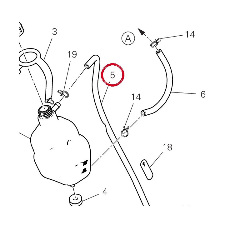 Tuyau 93410211A — réf. 93410211A | Ducati Store
