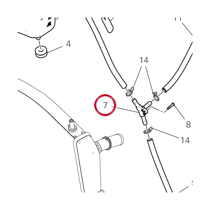 Raccord à trois voies — réf. 81418091A | Ducati Store