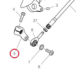 Levier commande cangement — réf. 45612521AA | Ducati Store