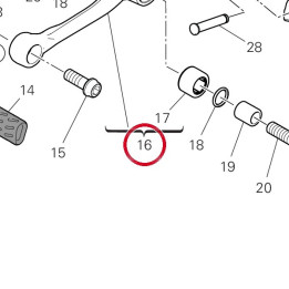Plaque G. avant 8242A641AA — réf. 8242A641AA | Ducati Store