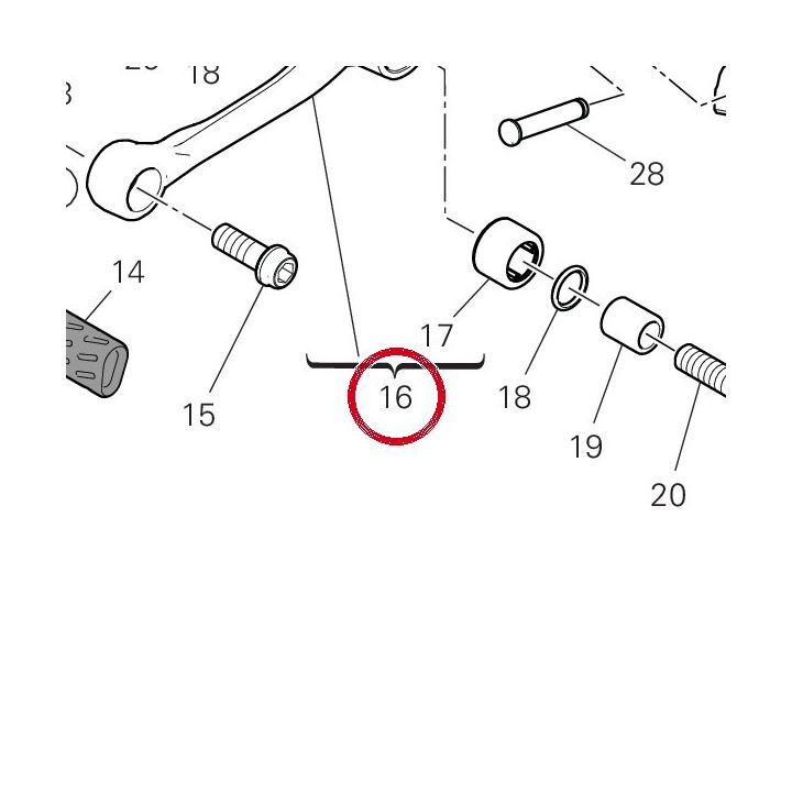 Plaque G. avant 8242A641AA — réf. 8242A641AA | Ducati Store