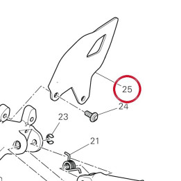 Pare-Talon avant gauche — réf. 4601N281AA | Ducati Store