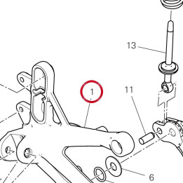 Plaque D. avant 8242A651AA — réf. 8242A651AA | Ducati Store
