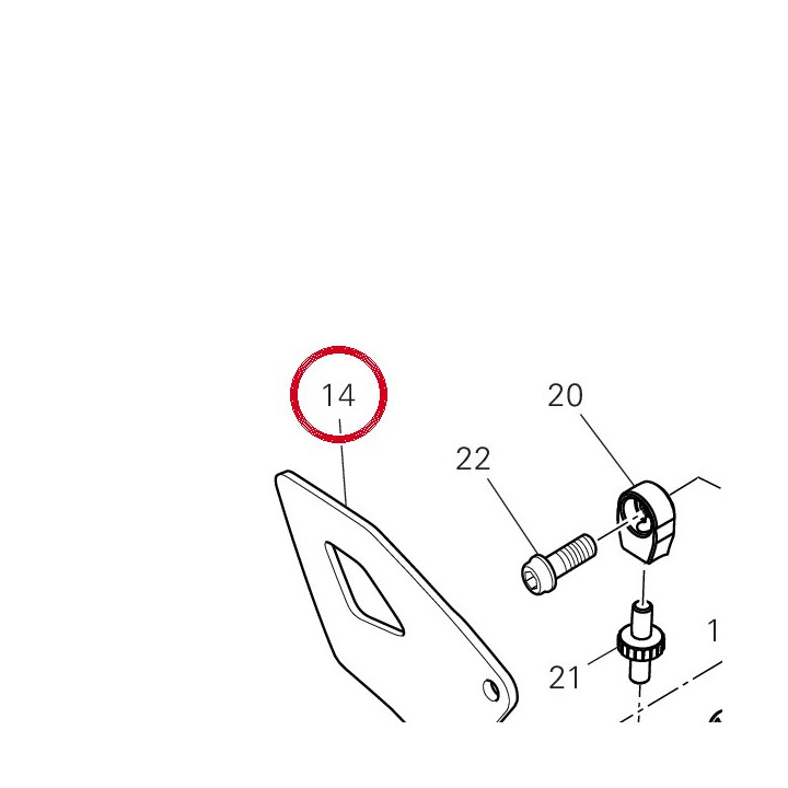 Pare-Talon avant droit — réf. 4601N291AA | Ducati Store