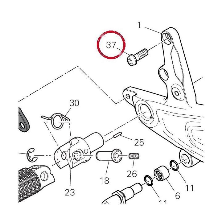Vis 7791D471AA — réf. 7791D471AA | Ducati Store